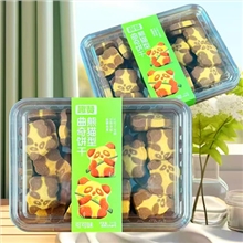*趣赞 熊猫型曲奇饼干260g